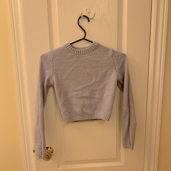 Blue knit sweater - Picture 1 of 3